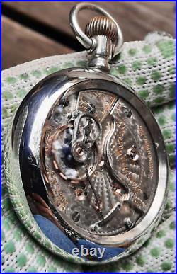 1905 HAMILTON 946 pocket watch, 23 jewels, 18s display back Case (WATCH VIDEO)
