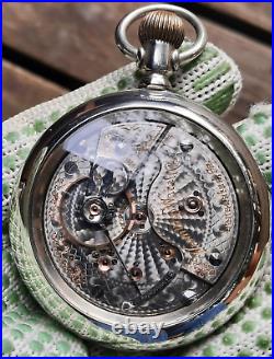 1905 HAMILTON 946 pocket watch, 23 jewels, 18s display back Case (WATCH VIDEO)