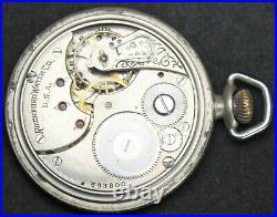 1906 Rockford Grade 605 16s 11j Pocket Watch with OF Case Parts/Repair