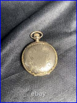 1907 Antique Elgin Size 0s Pocket Watch 7j Model 2 Grade 320 Windsor Case Works