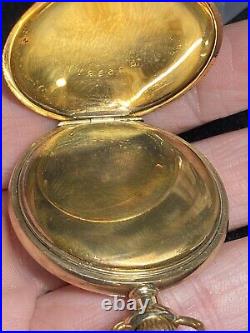 1907 Antique Elgin Size 0s Pocket Watch 7j Model 2 Grade 320 Windsor Case Works