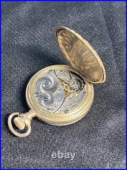 1907 Antique Elgin Size 0s Pocket Watch 7j Model 2 Grade 320 Windsor Case Works