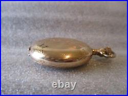 1907 ELGIN 14K GF YELLOW GOLD FULL HUNTER 7J POCKET WATCH G 286 -6s RUNS GOOD