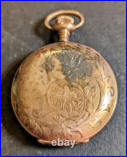 1907 Elgin 0s 15J Pocket Watch Grade 354 Gold-Filled Hunting Case Runs (B-1)