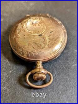 1907 Elgin 0s 15J Pocket Watch Grade 354 Gold-Filled Hunting Case Runs (B-1)