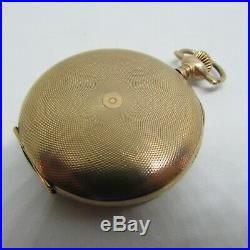 1907 Elgin 19J Grade 189 Hunter Case Gold Filled Pocket Watch Runs Well