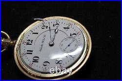 1907 Hamilton 936 17Jewel Railroad Grade Pocket Watch in C. W. C. Case