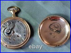 1907 Illinois Bunn Pocket Watch 17 Ruby Jewel. Gold Filled Case Needs Servicing