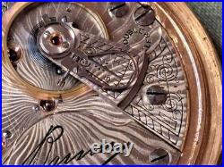 1907 Illinois Bunn Pocket Watch 17 Ruby Jewel. Gold Filled Case Needs Servicing