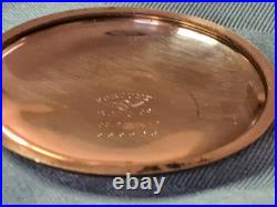 1907 Illinois Bunn Pocket Watch 17 Ruby Jewel. Gold Filled Case Needs Servicing