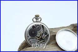 1907 South Bend 16S 15J Grade 281 Pocket Watch CWC Co. STERLING CASE RUNS (K3K)