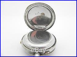 1907 Split Second Rattrapante Chronograph Pocket Watch Silver Case 55.2mm PARTS