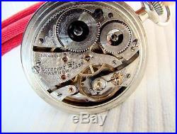 1907 WALTHAM 21 Jewels Pocket Watch in Original SALESMAN DISPLAY CASE 16s Runs