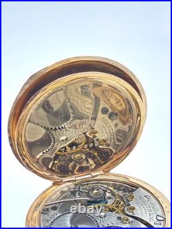 1907 Waltham 15J Pocket Watch Keystone J Boss 20 Year GF Case Runs 35mm 38.2g