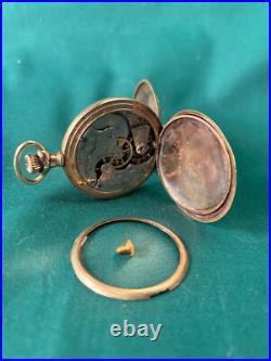 1908-09 Elgin Grade 286 6S Model 2 -7 Jewels Hunter Case Pocket Watch-SOLD AS IS