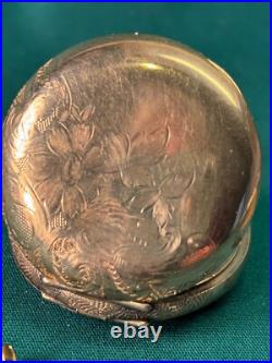 1908-09 Elgin Grade 286 6S Model 2 -7 Jewels Hunter Case Pocket Watch-SOLD AS IS