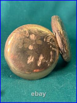 1908-09 Elgin Grade 286 6S Model 2 -7 Jewels Hunter Case Pocket Watch-SOLD AS IS