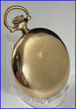 1908 Ball Commercial Standard Pocket Watch For Repair, 16s 17j, Ball Marked Case