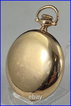 1908 Ball Commercial Standard Pocket Watch For Repair, 16s 17j, Ball Marked Case