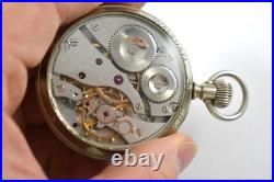 1908 Waltham Vanguard Railroad 16s 23J OF Pocket Watch withDisplay Case lot. Wb