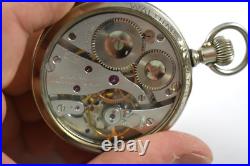 1908 Waltham Vanguard Railroad 16s 23J OF Pocket Watch withDisplay Case lot. Wb