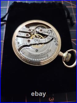 1909 Hampden Grade 109 Model 4 Pocket Watch 16s 15 Jewels Dueber Exchange Case