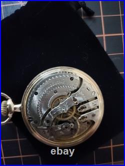 1909 Hampden Grade 109 Model 4 Pocket Watch 16s 15 Jewels Dueber Exchange Case