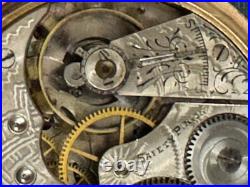 1910 Elgin Grade 291 16S 7J Fancy Gold Filled Case Pocket Watch Runs