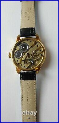 1910's Vintage Watch Zodiac, 24K Gold plated Case &Le Coultre pocket movement