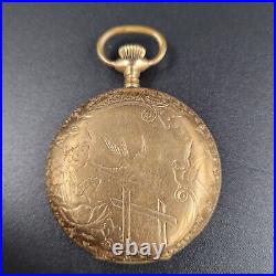 1911 Elgin Grade 314 12s 15 Jewel Pocket Watch Rolled Gold Plate Hunter Case