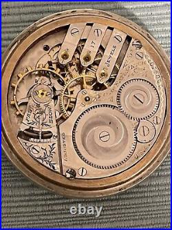 1911 Elgin Grade 381 Model 6 17J 16S Pocket Watch/ Philadelphia Case Silveroid