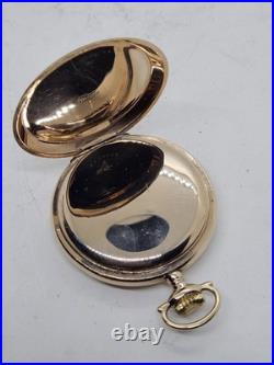1911 HAMILTON Ornate Gold G. F. Gents 17J Full Hunter Pocket Watch, Super Clean