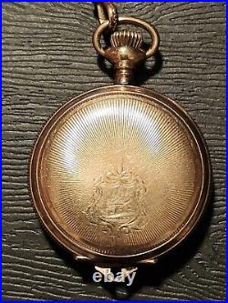 1912 Elgin 15 Jewel G 377, Gold Filled Hunting Case Pocket Watch Runs Well