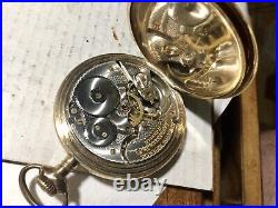 1912 Hamilton Grade 975 16S 17 Jewels Hunter Case Gold Filled Pocket Watch