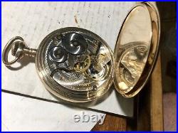 1912 Hamilton Grade 975 16S 17 Jewels Hunter Case Gold Filled Pocket Watch