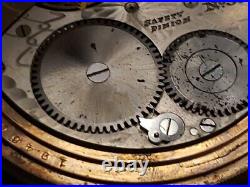 1912 Hampden Hunting Case Pocket Watch Grade 300 Size 12 Not Working