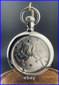 1912 Illinois Bunn Special Pocket Watch 18s, 21J, Display Back Swing out Case