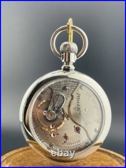 1912 Illinois Bunn Special Pocket Watch 18s, 21J, Display Back Swing out Case