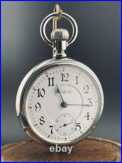 1912 Illinois Bunn Special Pocket Watch 18s, 21J, Display Back Swing out Case