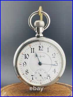 1912 Illinois Bunn Special Pocket Watch 18s, 21J, Display Back Swing out Case