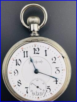 1912 Illinois Bunn Special Pocket Watch 18s, 21J, Display Back Swing out Case