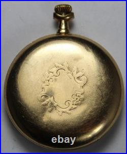 1913 Elgin Grade 313 16s 15j Pocket Watch with Gold-Filled Case Parts/Repair