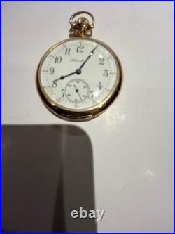 1913 HAMILTON OPEN FACE POCKET WATCH, Grade #914 in ORIGINAL Case