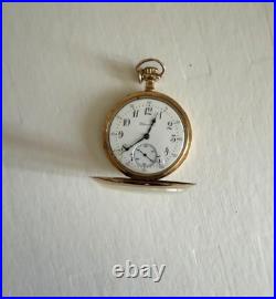 1913 HAMILTON OPEN FACE POCKET WATCH, Grade #914 in ORIGINAL Case