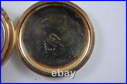 1913 Illinois Railroad A. Lincoln 16s 21J OF Pocket Watch Fortune GF Case lot. Fb