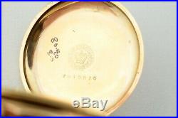 1914 Gold Filled 14k 25Y Ornate Philly. Hunting Case Elgin 0s 7j Pocket Watch