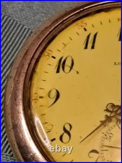 1914 Longines 16 Jewel Pocket Watch Gold Filled Case