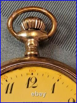 1914 Longines 16 Jewel Pocket Watch Gold Filled Case