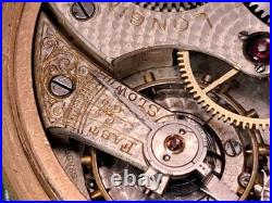 1914 Longines 16 Jewel Pocket Watch Gold Filled Case