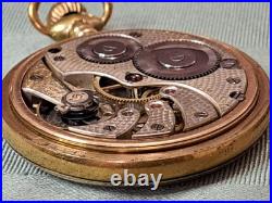 1914 Longines 16 Jewel Pocket Watch Gold Filled Case